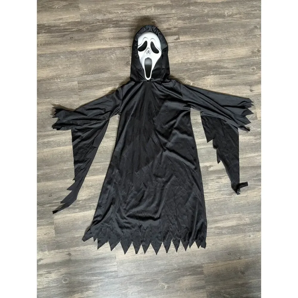 Fun World Scream Ghost Face Halloween Costume Kid Toddler Size 3-4T